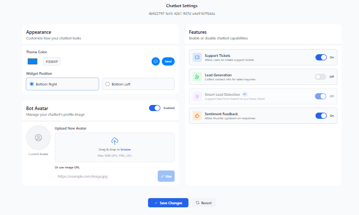 Chatbot Customization
